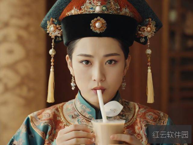 乾隆吃小燕子奶茶视频爆火背后，历史梗的娱乐化与网络文化的狂欢